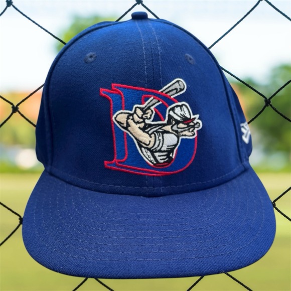 New Era Other - Auburn Doubledays Hat Cap Fitted Sz 7 1/8 New Era 59Fifty Minor League Baseball
